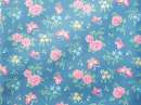 Printed Wafer Paper - Blue and Pink Floral